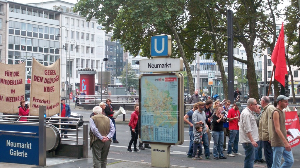 Die Himmlischen Vier am Neumarkt in Köln © Landesblog NRW
