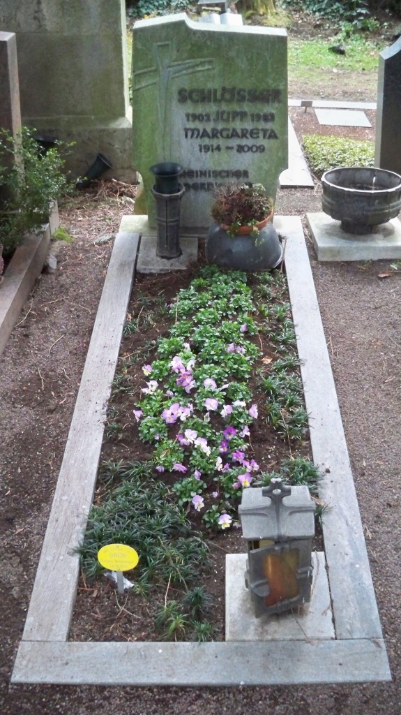 Grab von Jupp Schlösser auf Melaten Friedhof